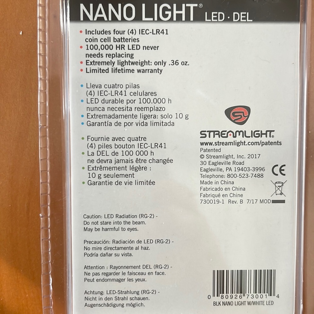 Streamlight Nano Light - Picture 2 of 2